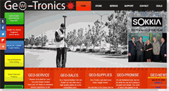 Desktop Screenshot of geo-tronics.com